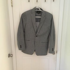 Grey Tailored Fit Banana Republic Sport Coat